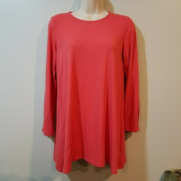 Eileen Fisher women Top A- shape Roundneck Viscose - Picture 1 of 5